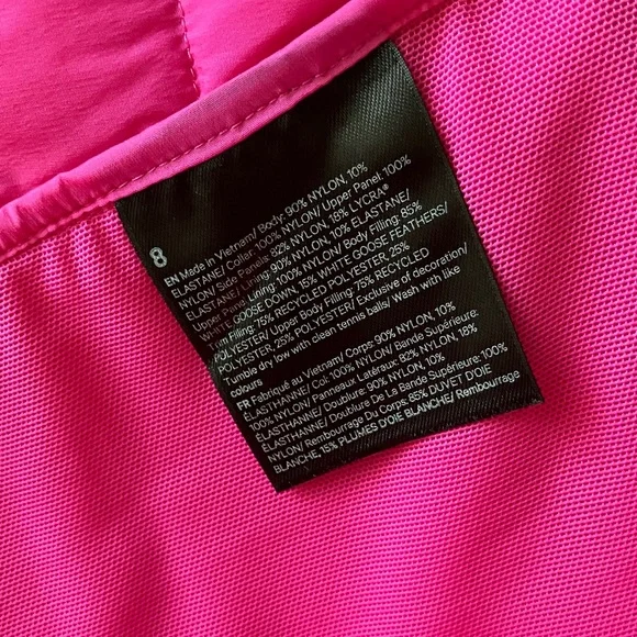 Lululemon Down For It All Vest (Size 8) NWT - Picture 13 of 14